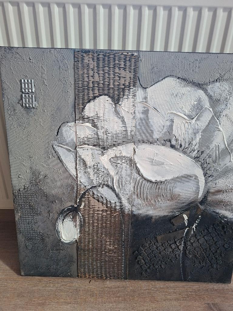 Cadre en relief 30x30, Enlèvement, Comme neuf