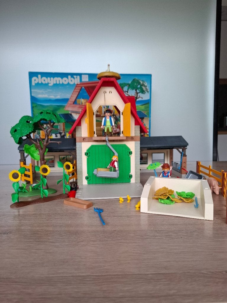 Playmobil boerderij 4490, Gebouw, Complete set, Ophalen of Verzenden, Zo goed als nieuw