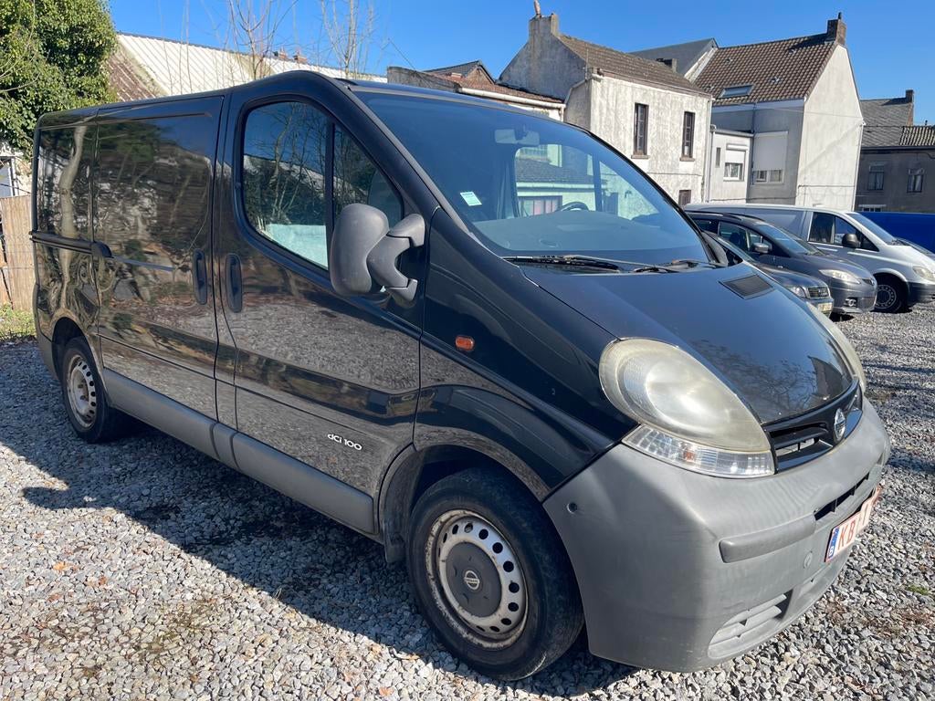 Nissan Primastar 1.9 dCi//1ere Pro//291.000km//2007//, Auto's, Bestelwagens en Lichte vracht, Voorwielaandrijving, Stof, Zwart