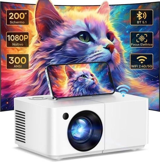 VenirCool - 1080P Draagbare Mini Beamer, Venircool, Nieuw, Ophalen of Verzenden, Overige technologie