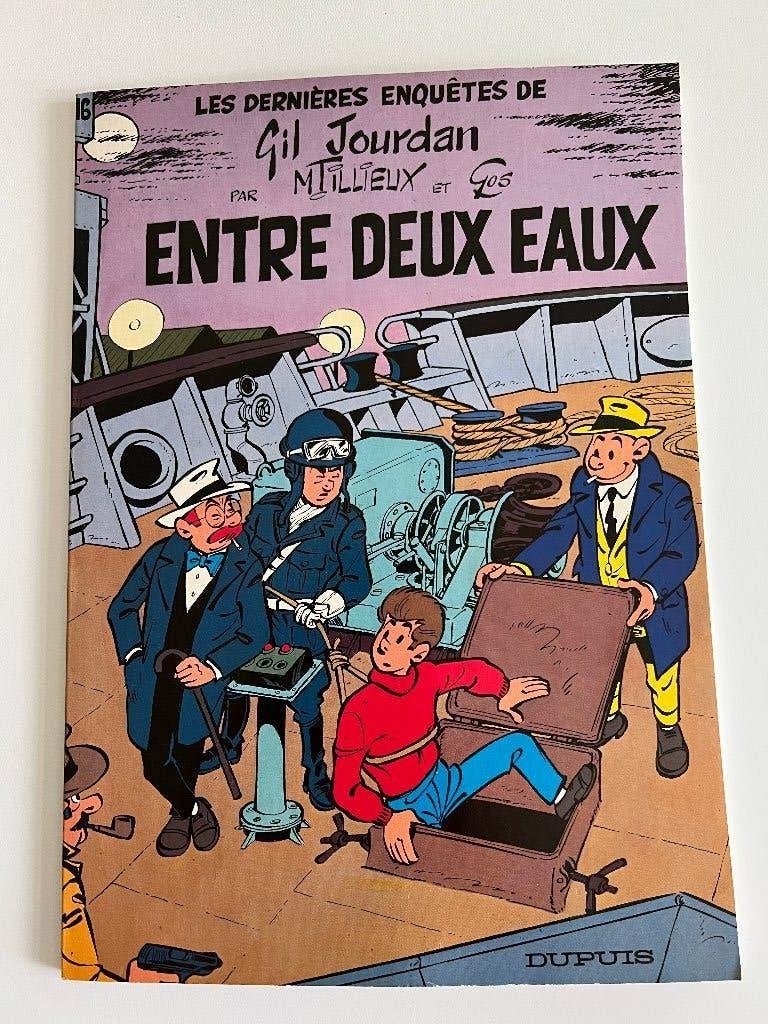 BD Gil Jourdan Entre deux eaux, Enlèvement ou Envoi, Une BD, Utilisé, M. Tillieux & Gos