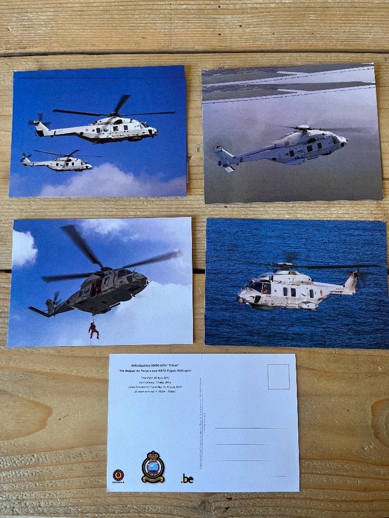Folder Sea King/Agusta A109/NH-90/Sanicole 2007, Enlèvement ou Envoi, Comme neuf, Carte, Photo ou Gravure