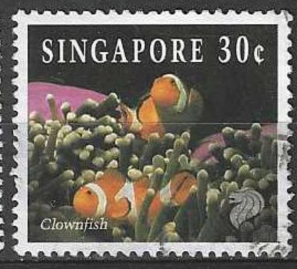 Singapore 1993 - Yvert 691 - Amphiprion ocellaris (ST), Verzenden, Gestempeld