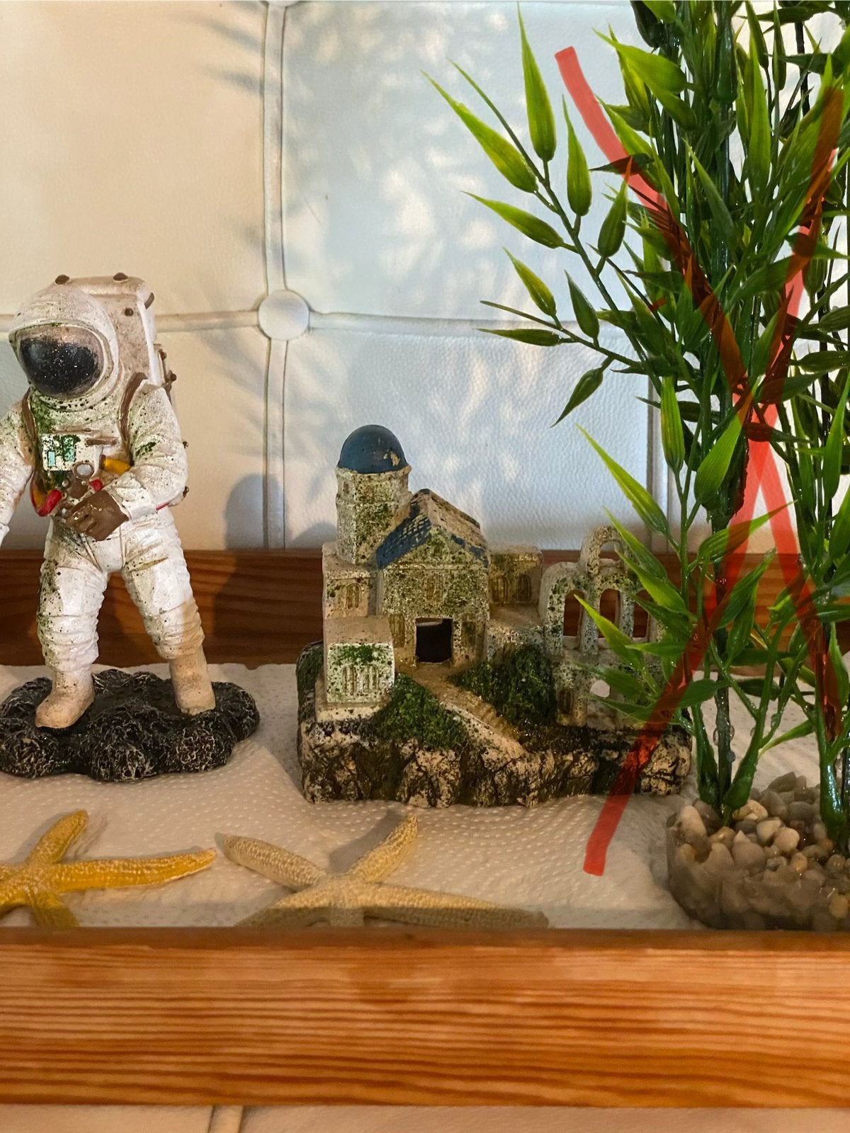Aquarium accessoires - Set 4 items, Dieren en Toebehoren, Ophalen, Gebruikt, Aquariummeubel, Overige merken