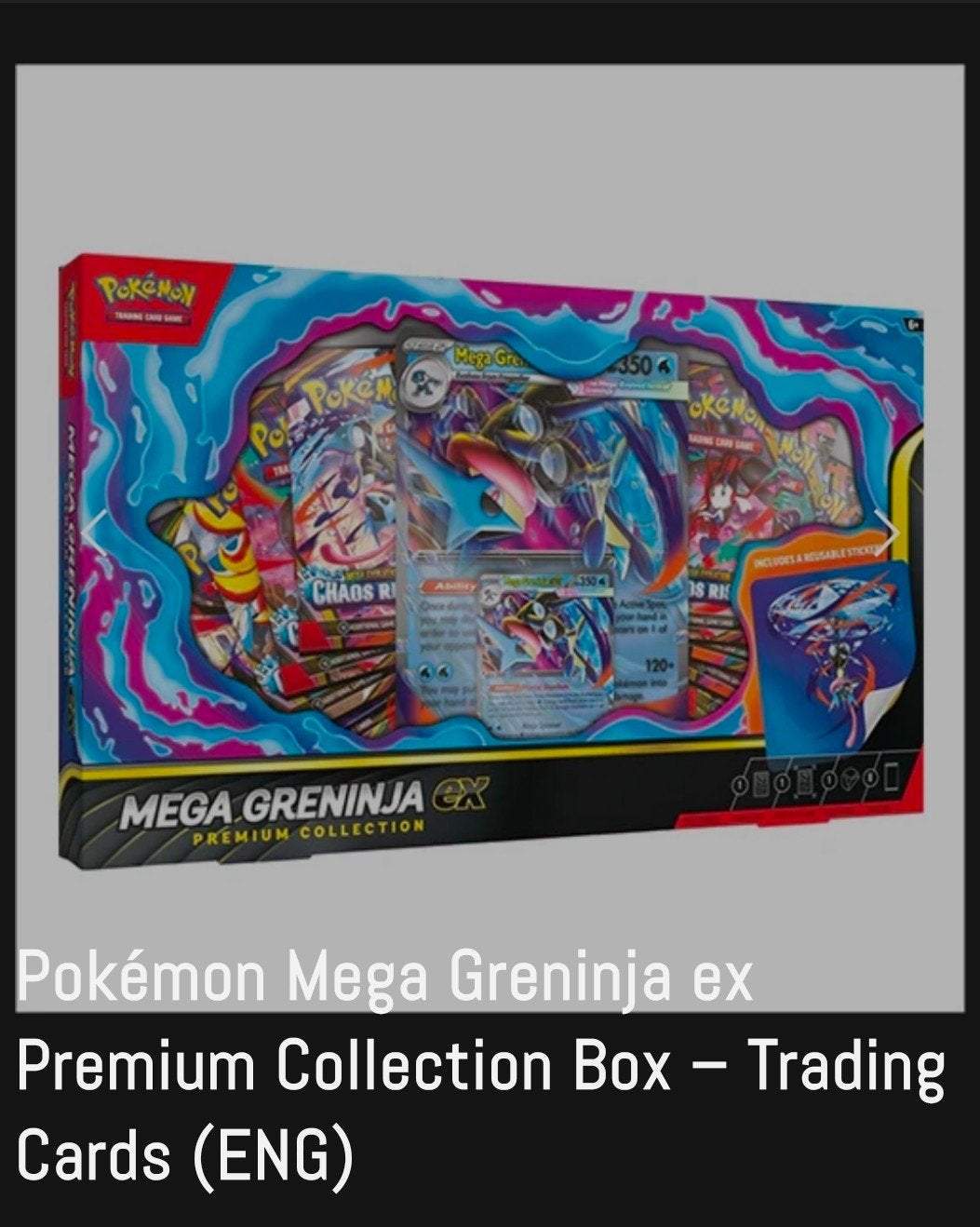 Greninja collecter, Enlèvement ou Envoi, Booster, Foil
