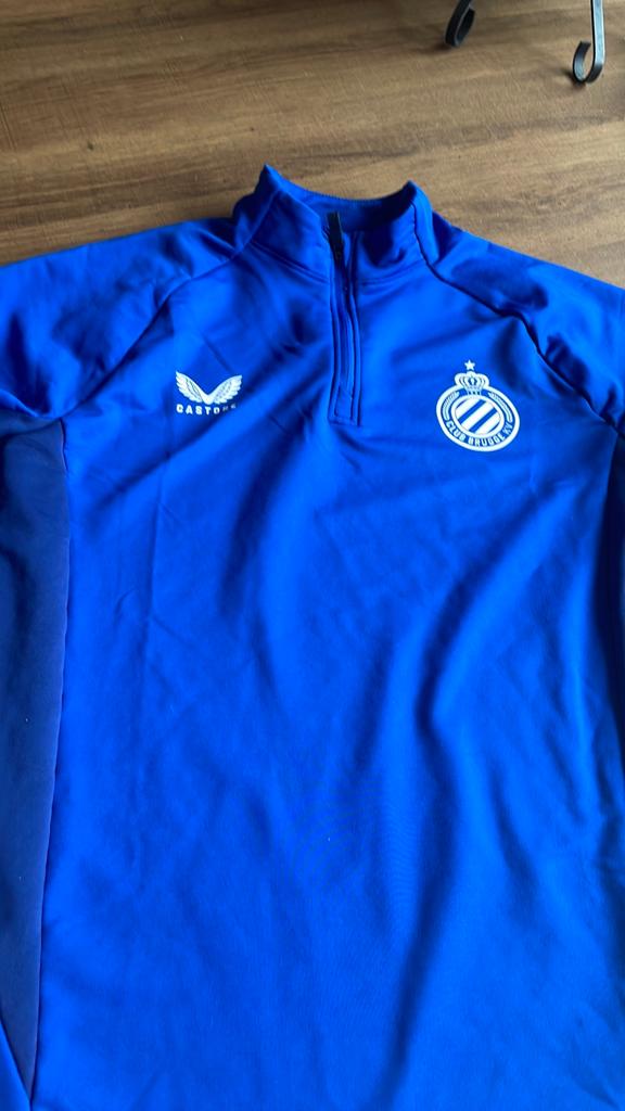 Trui club brugge met korte rits, Ophalen of Verzenden, Zo goed als nieuw