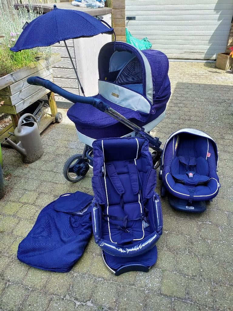 Bebecar kinderwagen combinatie + toebehoren, Autres marques, Avec siège auto, Enlèvement, Utilisé