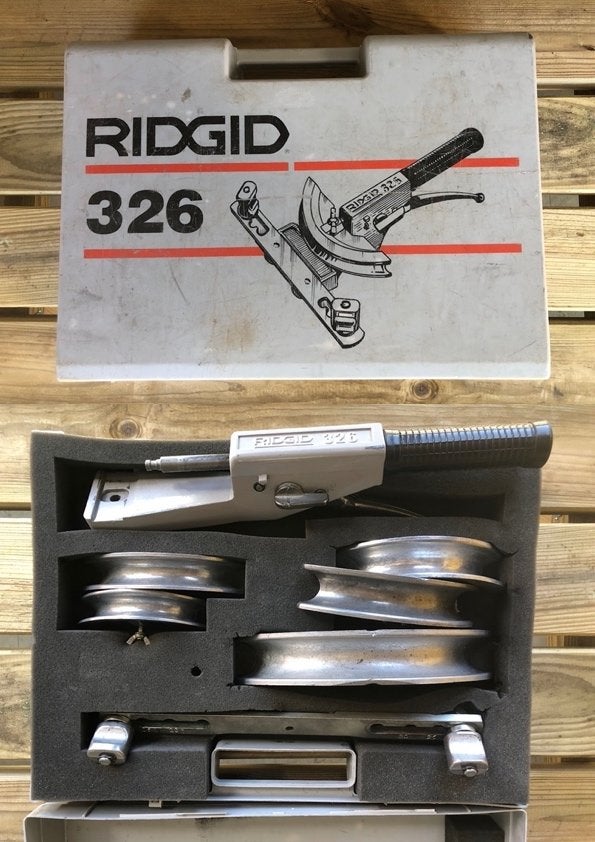 Ridgid plooitang 326, Doe-het-zelf en Bouw, Ophalen, Zo goed als nieuw, Overige typen, Ridgid