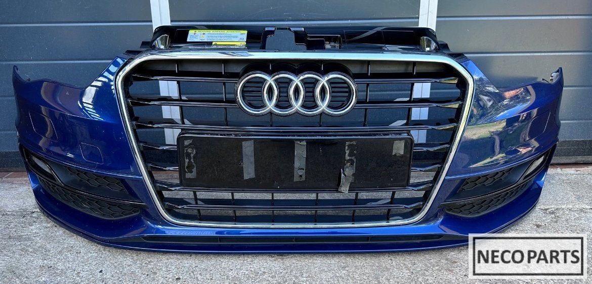 AUDI A3 8V HB SB S-LINE VOORBUMPER ALLES LEVERBAAR!!!, Gebruikt, -, -, Spatbord