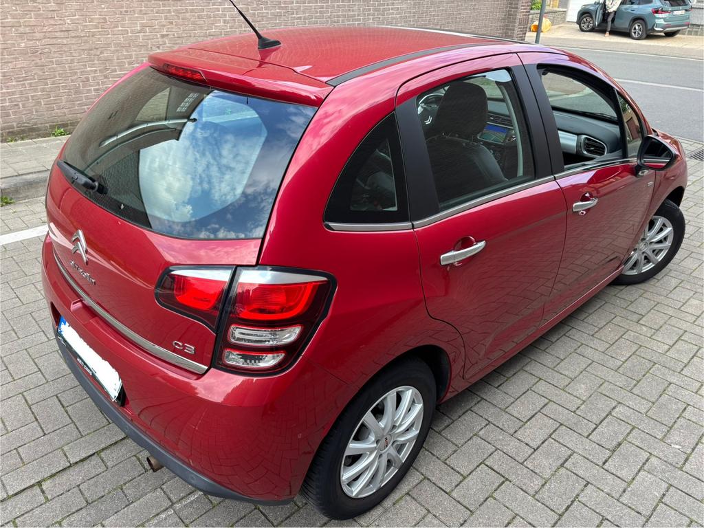 Citroën C3 1.6 essence 2014, Auto's, Citroën, Euro 5, Zwart, Leder, Bedrijf