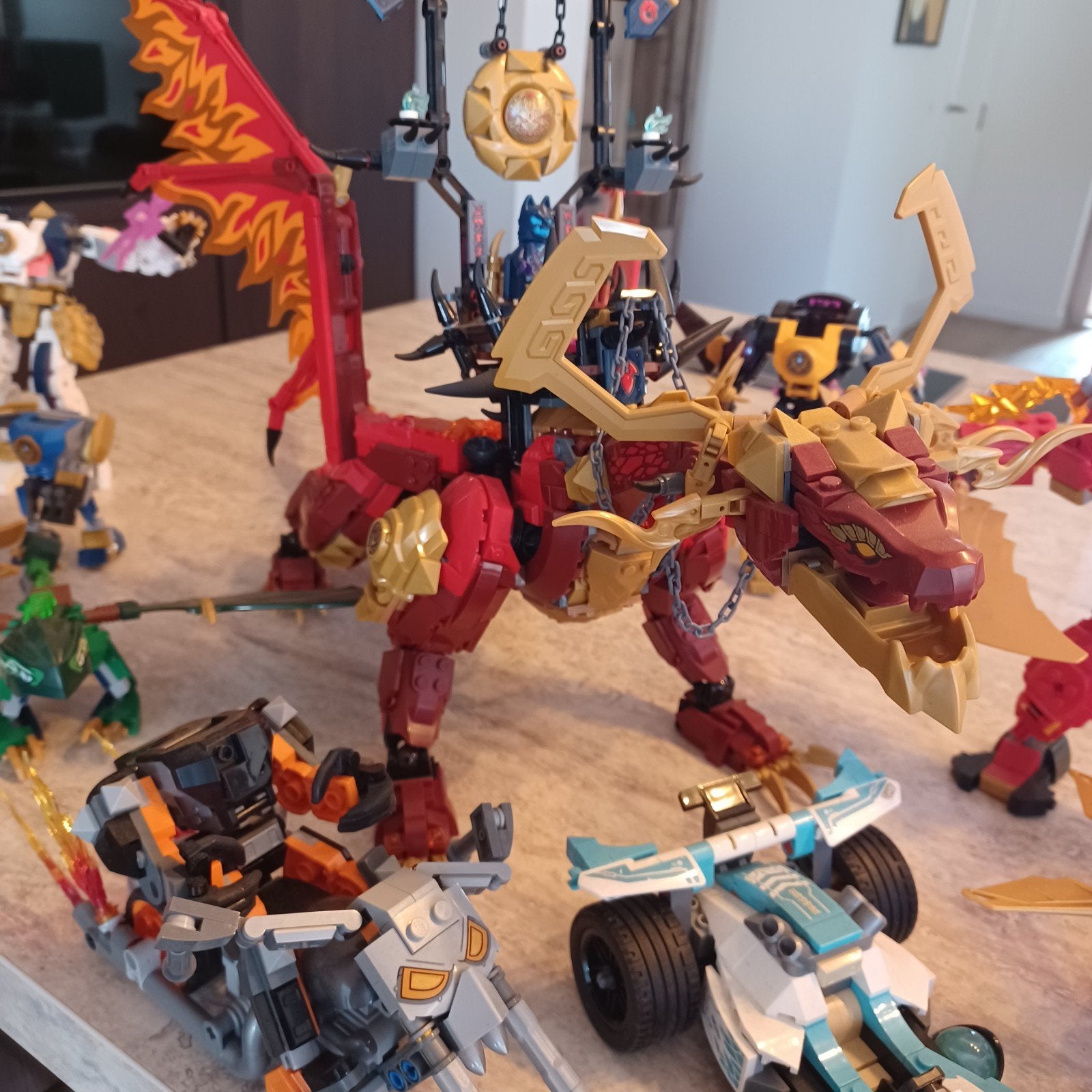 lot lego draken en robots, Ophalen of Verzenden