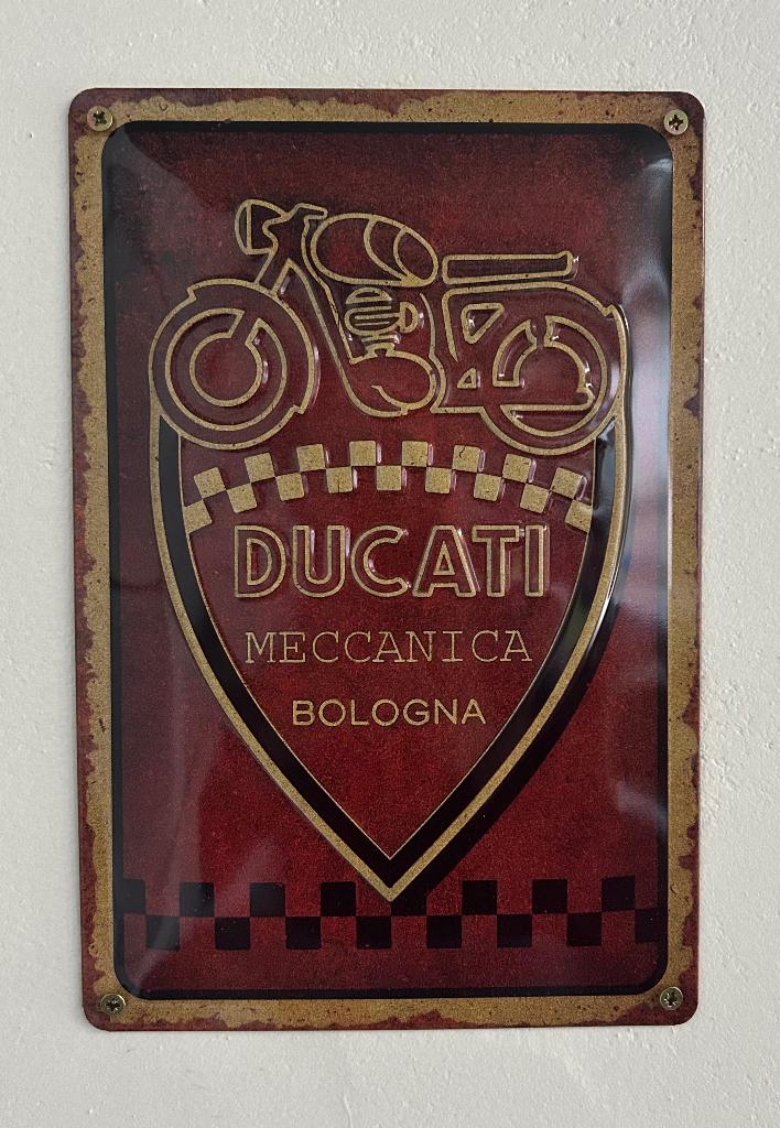 Ducati, Verzamelen, Merken en Reclamevoorwerpen, Ophalen, Nieuw, Reclamebord
