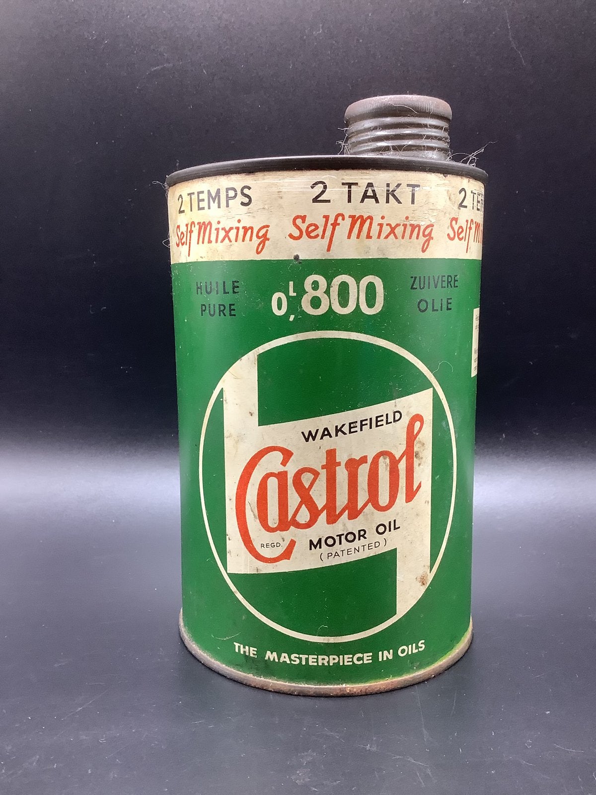 Ancien bidon d’huile Castrol 2 Temps, Collections, Enlèvement ou Envoi