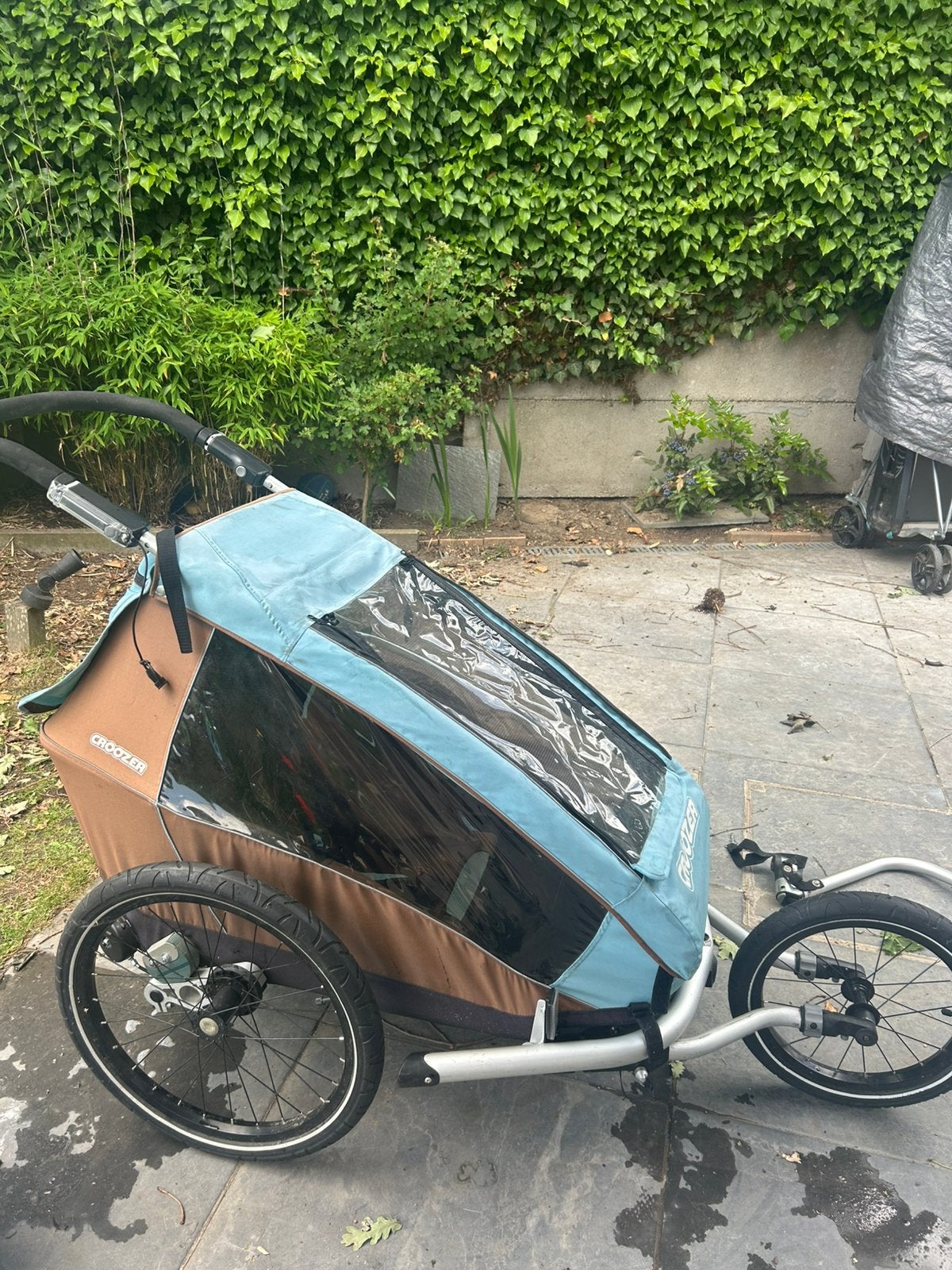 Fietskar voor 1 kind, Ophalen, Gebruikt, Aanhangfiets, Opvouwbaar