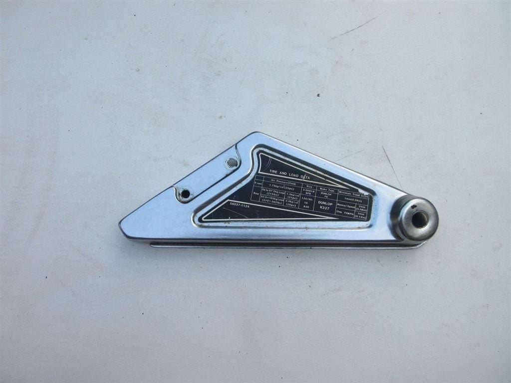 Kawasaki KZ305 hielplaat links schild KZ 305 afdekplaat kap, Ophalen of Verzenden, Gebruikt