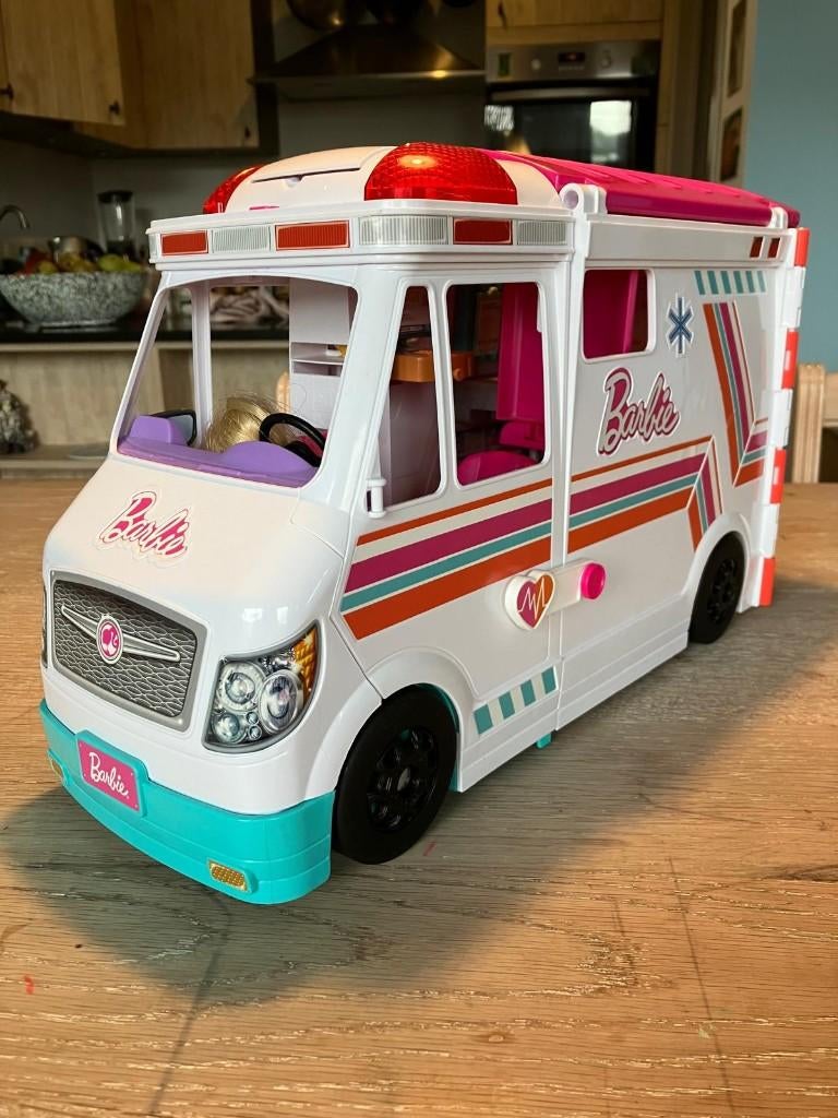 Barbie Ambulance met extra Chelsea, Enlèvement, Comme neuf, Barbie