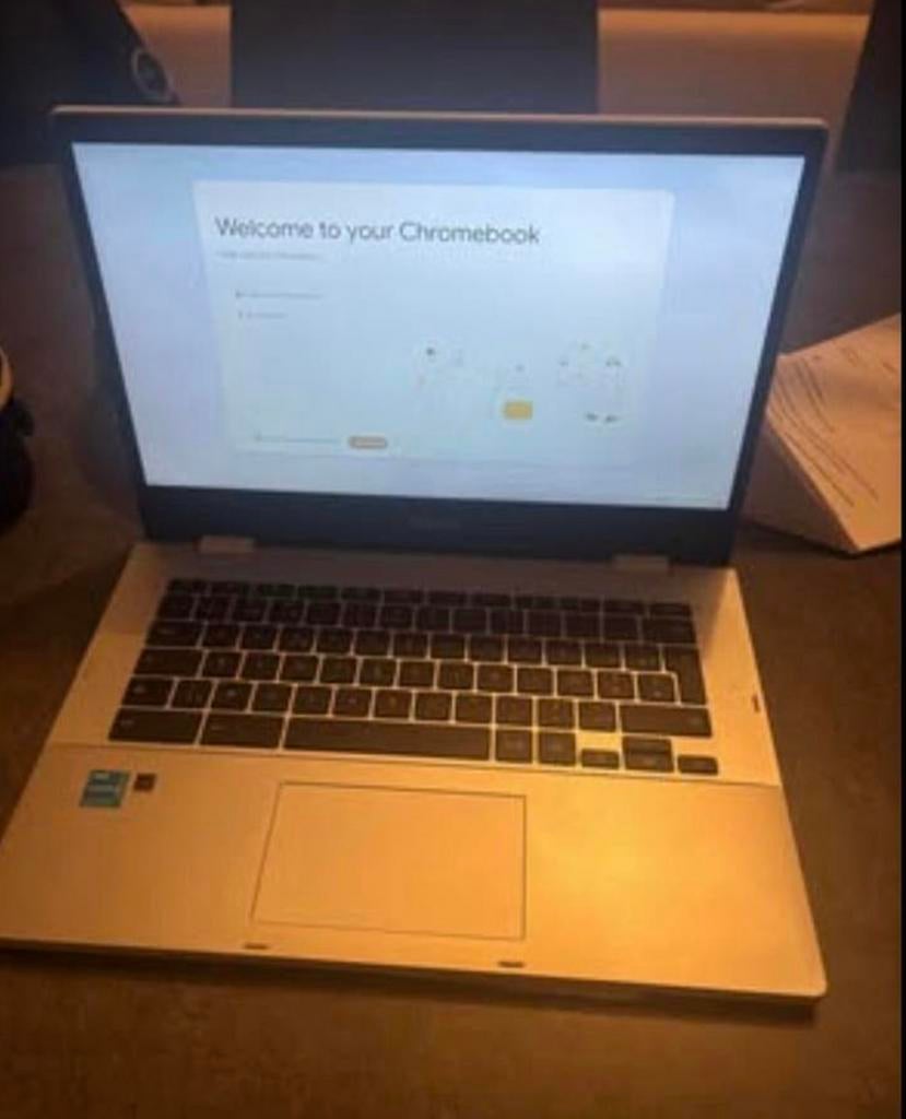ASUS Chromebook CX1400CKA-EK0062-BE te koop, Ophalen, Zo goed als nieuw, 64 GB, 14 inch