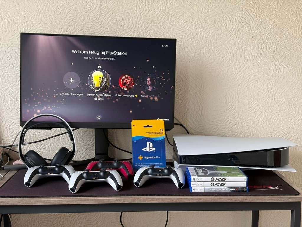 Setup Playstation 5 Disc t.w.v. €1500!!!, Ophalen, Zo goed als nieuw, Playstation 5