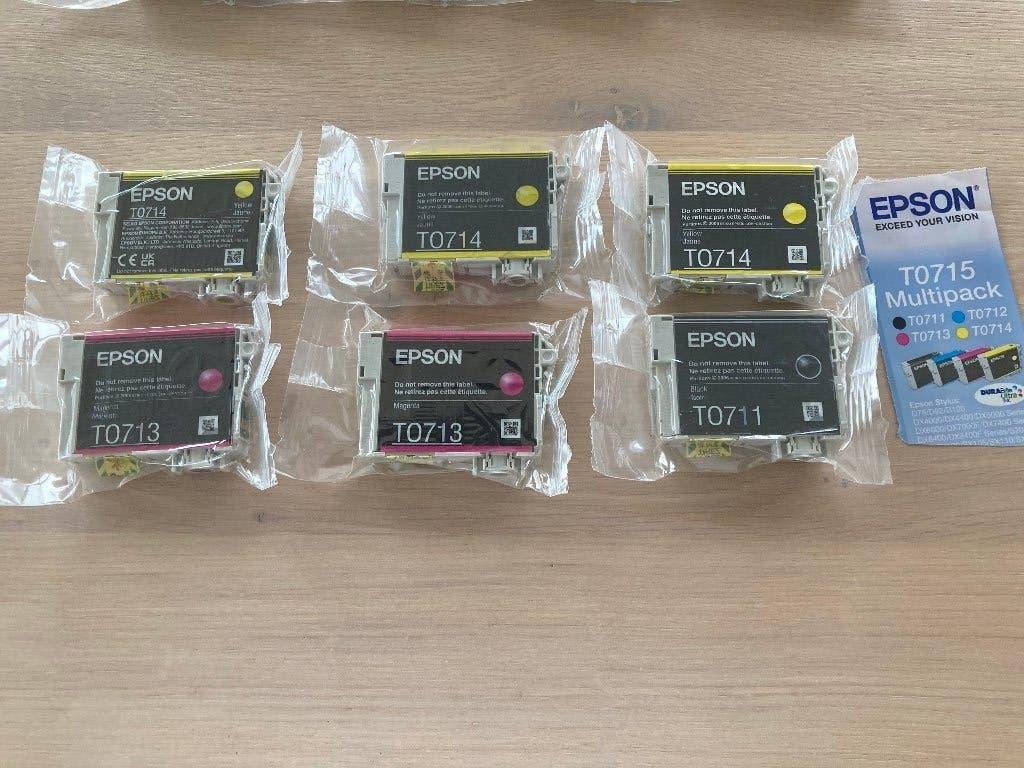 Epson originele inktpatronen (6 stuks), Informatique & Logiciels, Enlèvement, Neuf, Cartridge, Epson