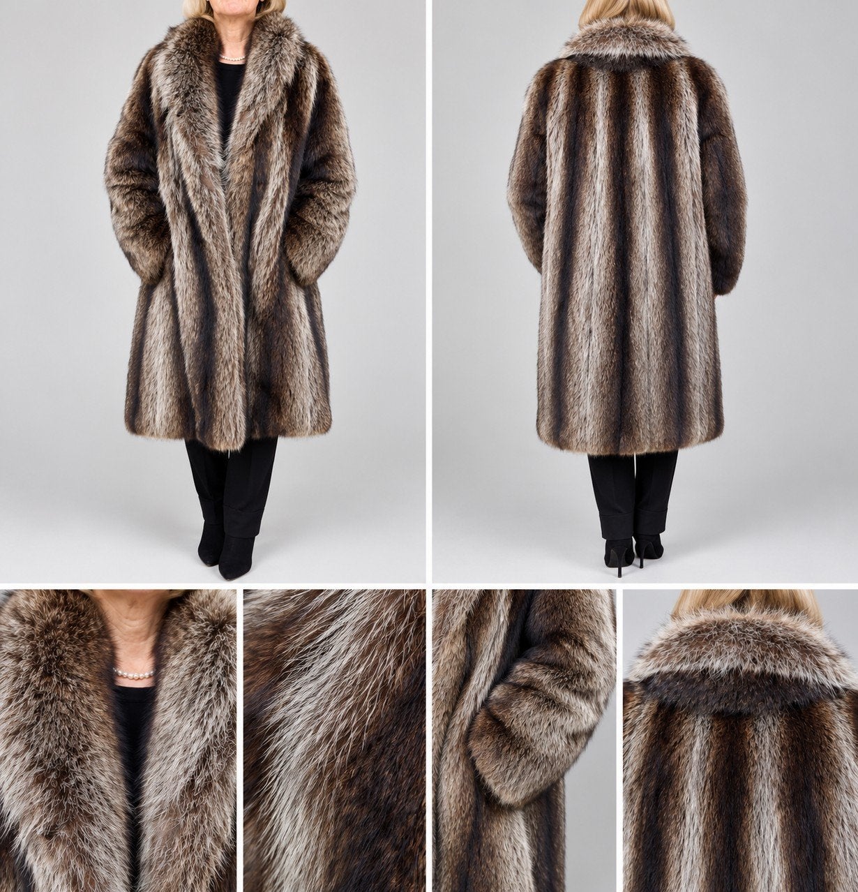 Bontjas xl, Ophalen of Verzenden, Zo goed als nieuw, Maat 46/48 (XL) of groter, Bruin