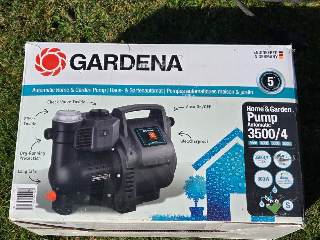 Te koop gardena pomp, Enlèvement