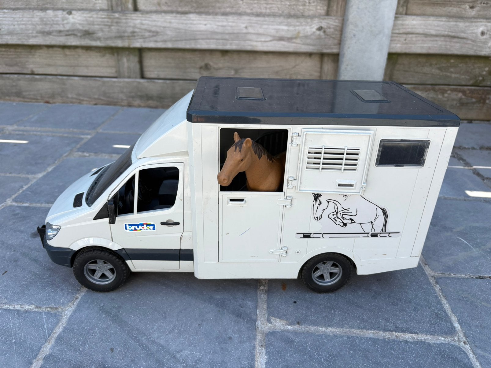 Bruder paardenauto, Ophalen, Gebruikt
