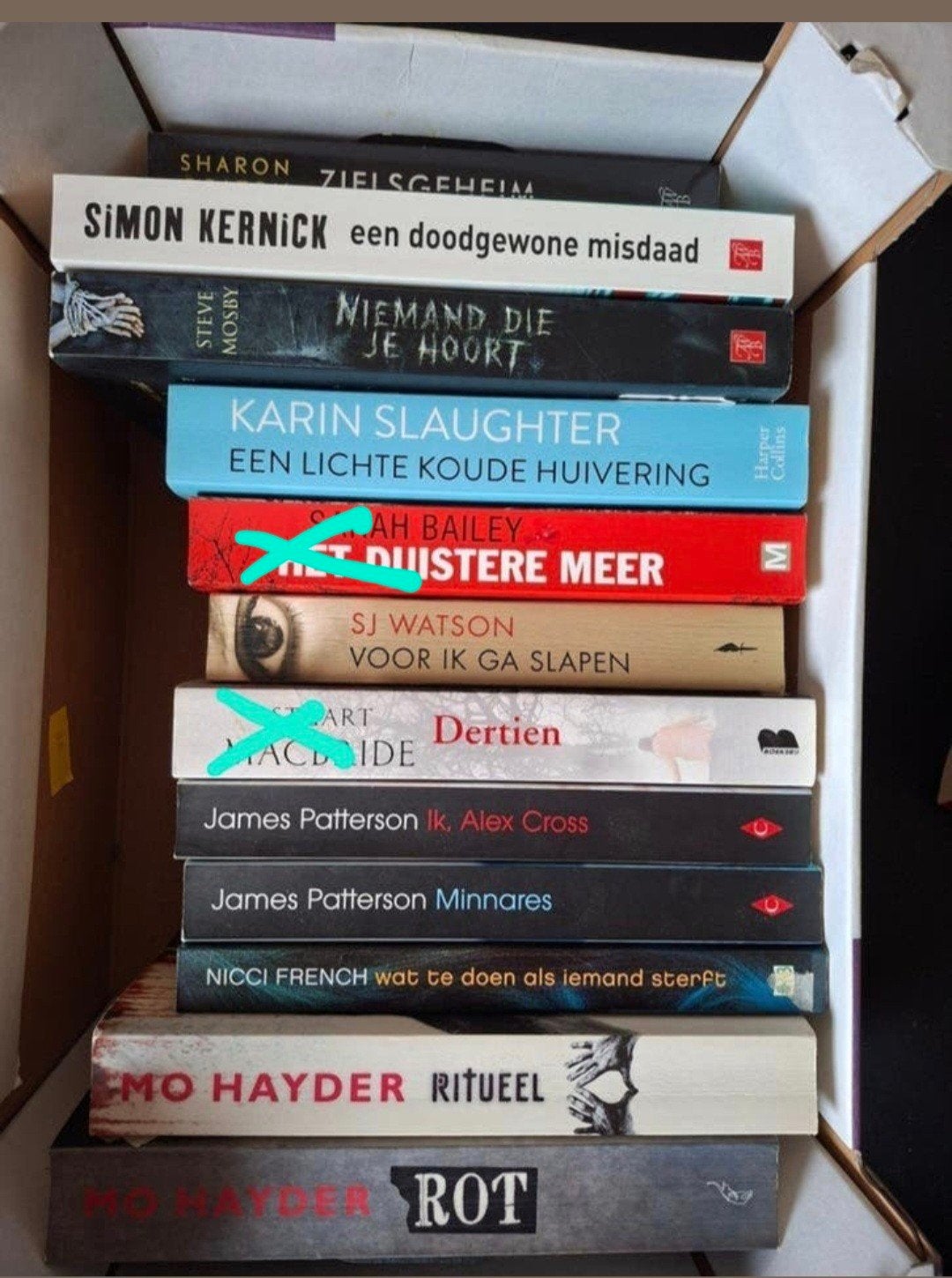 Thrillers, Ophalen of Verzenden