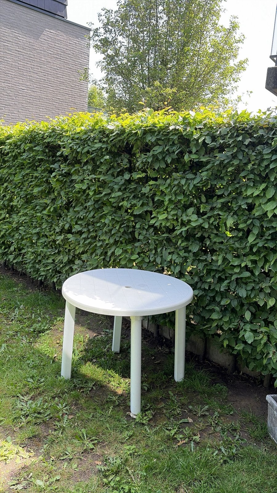 Ronde tafel gratis, Tuin en Terras, Ophalen, Zo goed als nieuw