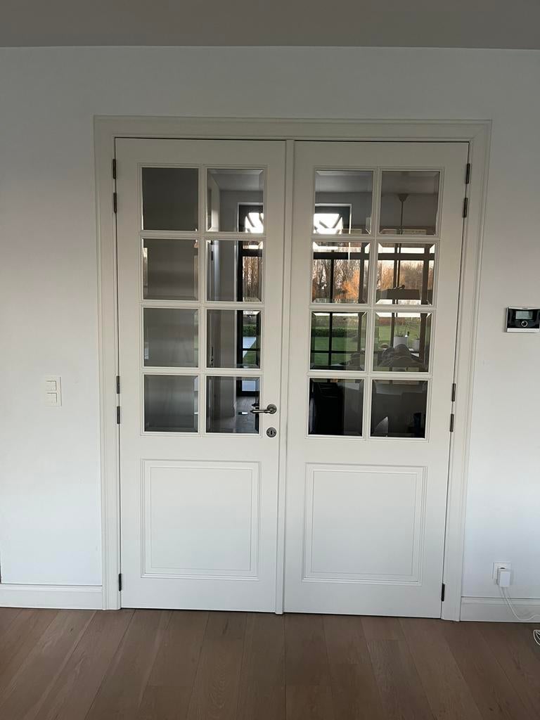 Dubbele deur - landelijke stijl, Enlèvement, Comme neuf, Verre