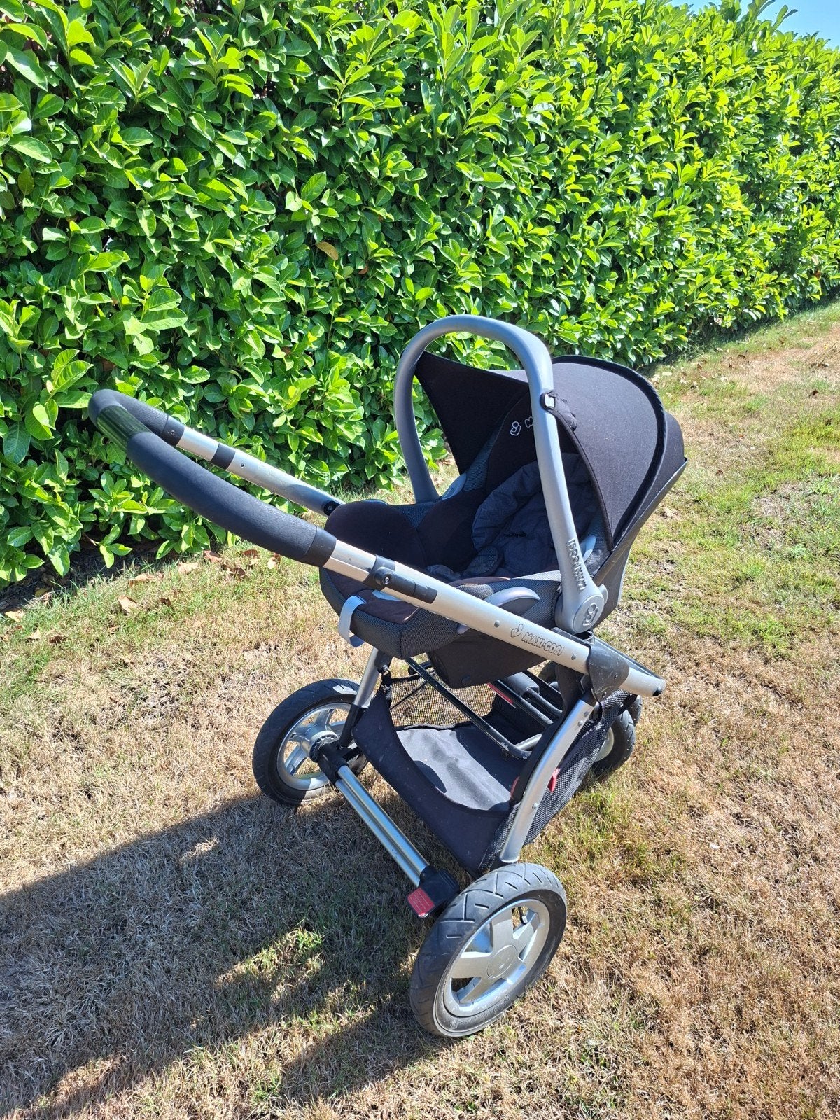 maxi-cosi buggy met draagmand en maxi-cosi, Ophalen, Gebruikt, Met autostoeltje, Combiwagen