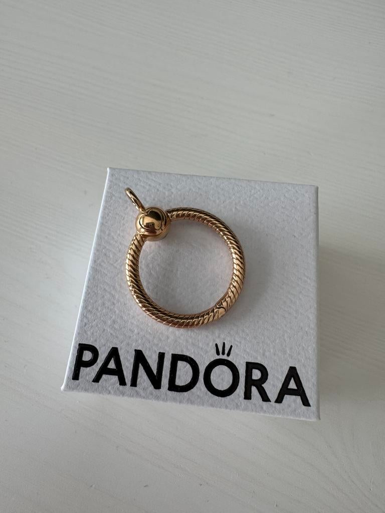 Pandora O Pendant als nieuw, Enlèvement ou Envoi, Comme neuf, Or, Pandora