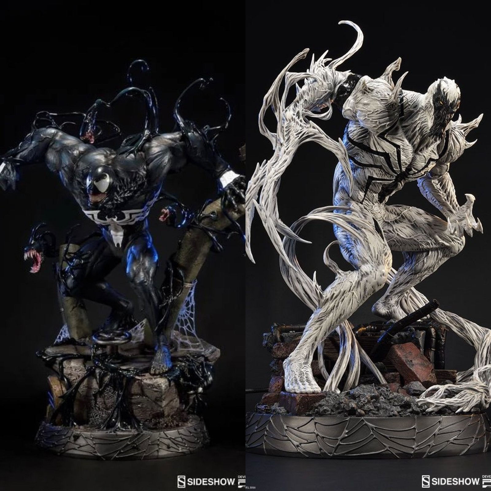 Prime 1 Studio Exclusive Venom & Anti-Venom Marvel set, Collections, Statues & Figurines, Enlèvement, Comme neuf, Fantasy