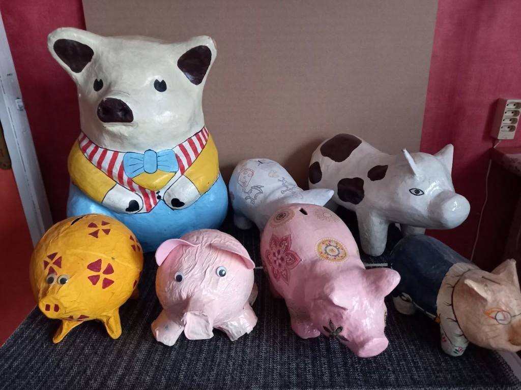 dieren gemaakt in papier maché vanaf 3€, Verzamelen, Ophalen