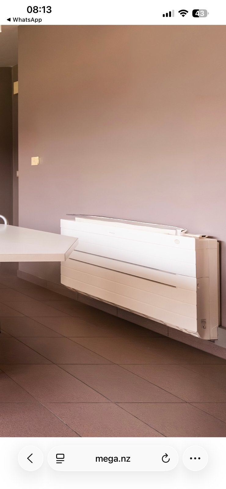 Airco daikin, Huis en Inrichting, Ophalen, Zo goed als nieuw