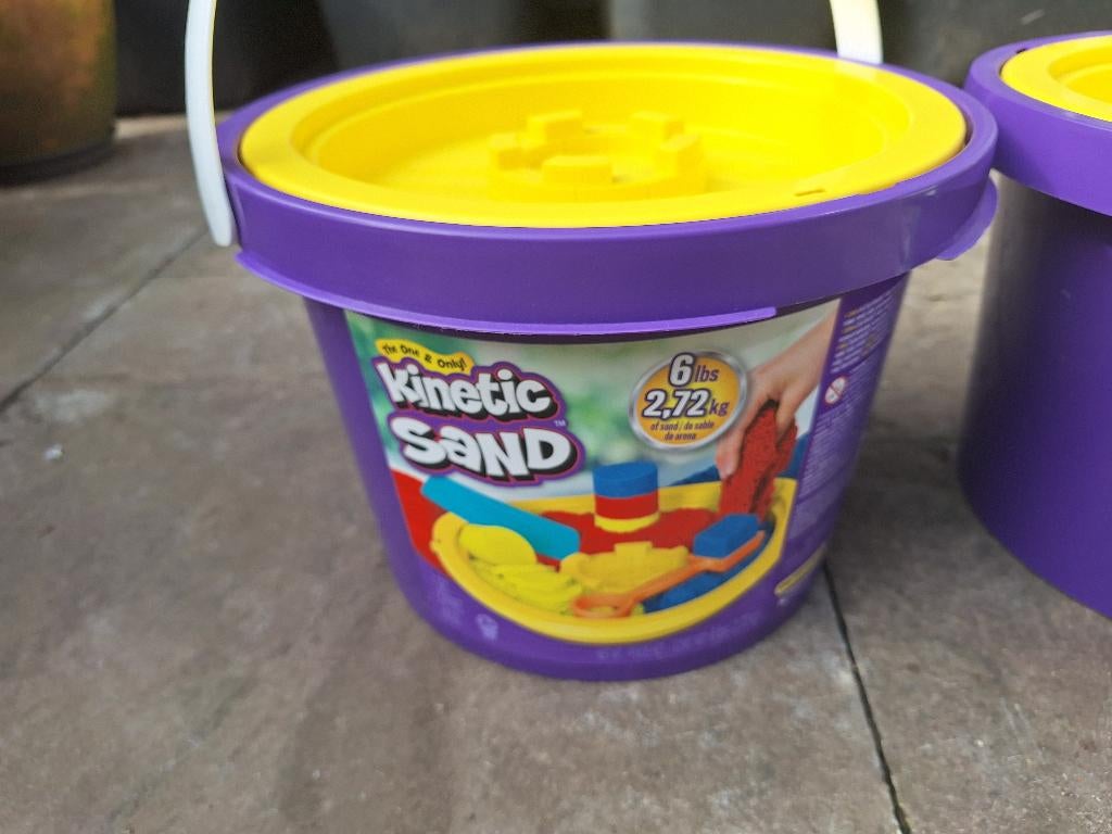 2 emmers Kinetisch zand (Spin Master), Kinderen en Baby's, Speelgoed | Educatief en Creatief, Nieuw, Knutselen, Ophalen