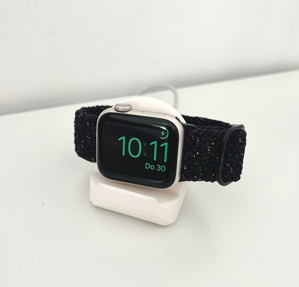 Apple Watch SE (2e gen) 40mm – GPS + Cell. – Starlight Alu., Ophalen, Gebruikt, IOS, GPS