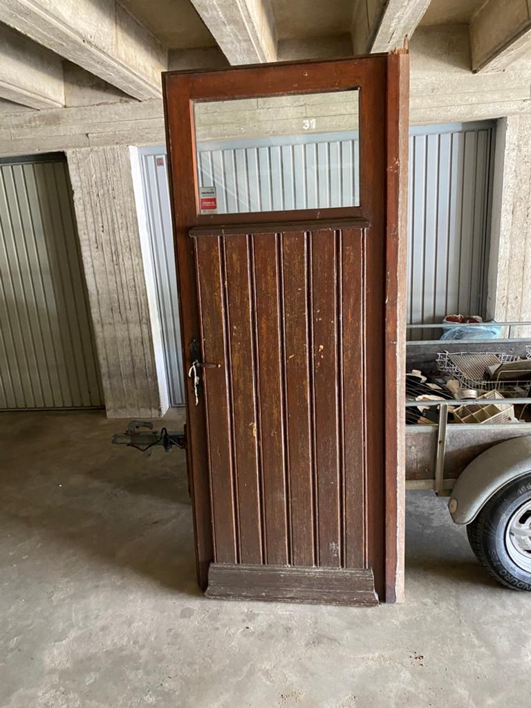 Meranti voordeur. 80x210, Doe-het-zelf en Bouw, Deuren en Vliegenramen, Ophalen of Verzenden, Gebruikt