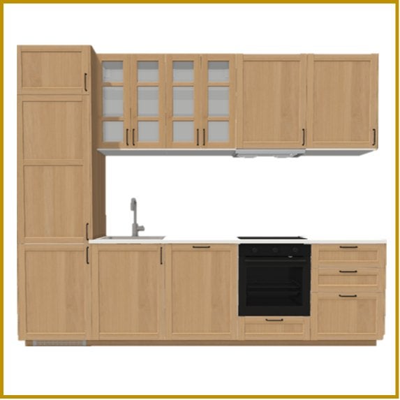 Nieuwe keuken - prijs inclusief levering & installatie, Huis en Inrichting, Keuken | Complete keukens, Verzenden, Nieuw, Enkelwandige keuken