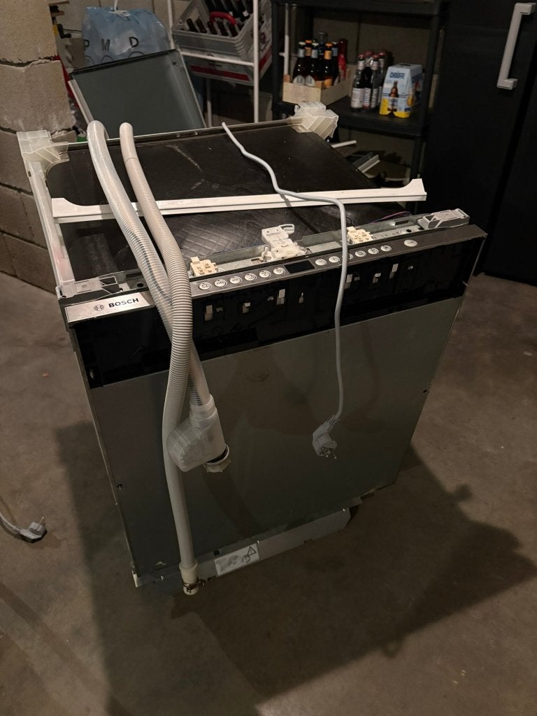 2x Bosch SMV93M70NL defect - onderdelen, Elektronische apparatuur, Ophalen, Energieklasse A of zuiniger, 60 cm of meer, Minder dan 10 liter