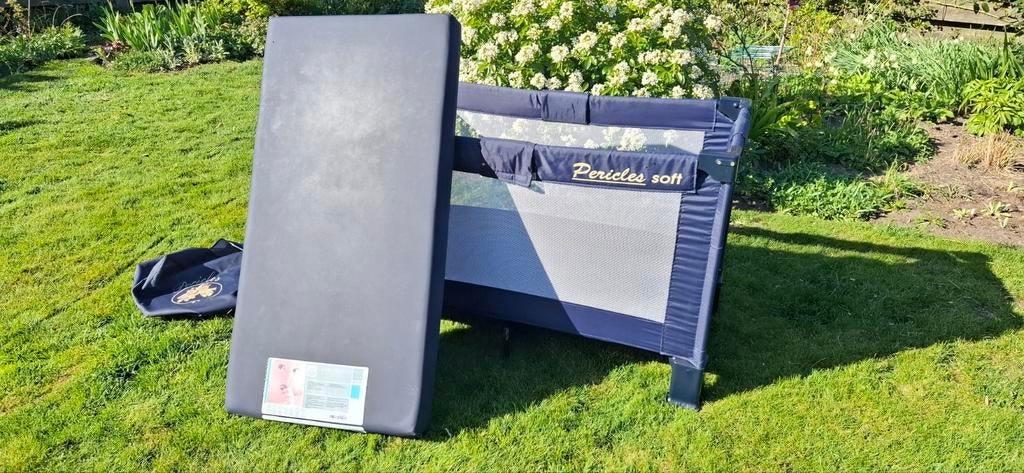 Pericles Soft Reisbedje + Luxe Duvatex Baby Medical Matras, Enlèvement