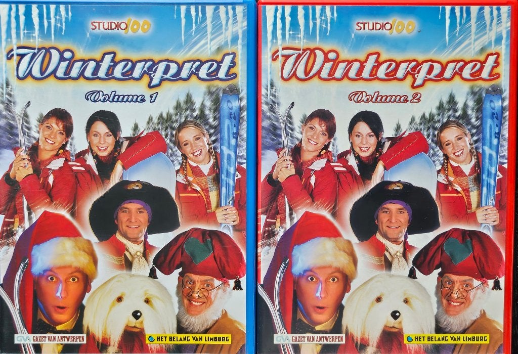 Studio 100 Winterpret Volume 1 & 2, CD & DVD, DVD | Musique & Concerts, Enlèvement ou Envoi, Comme neuf