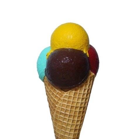 Crème glacée 1,75 m - 4 boules de glace sur cornet à glace, Enlèvement, Neuf