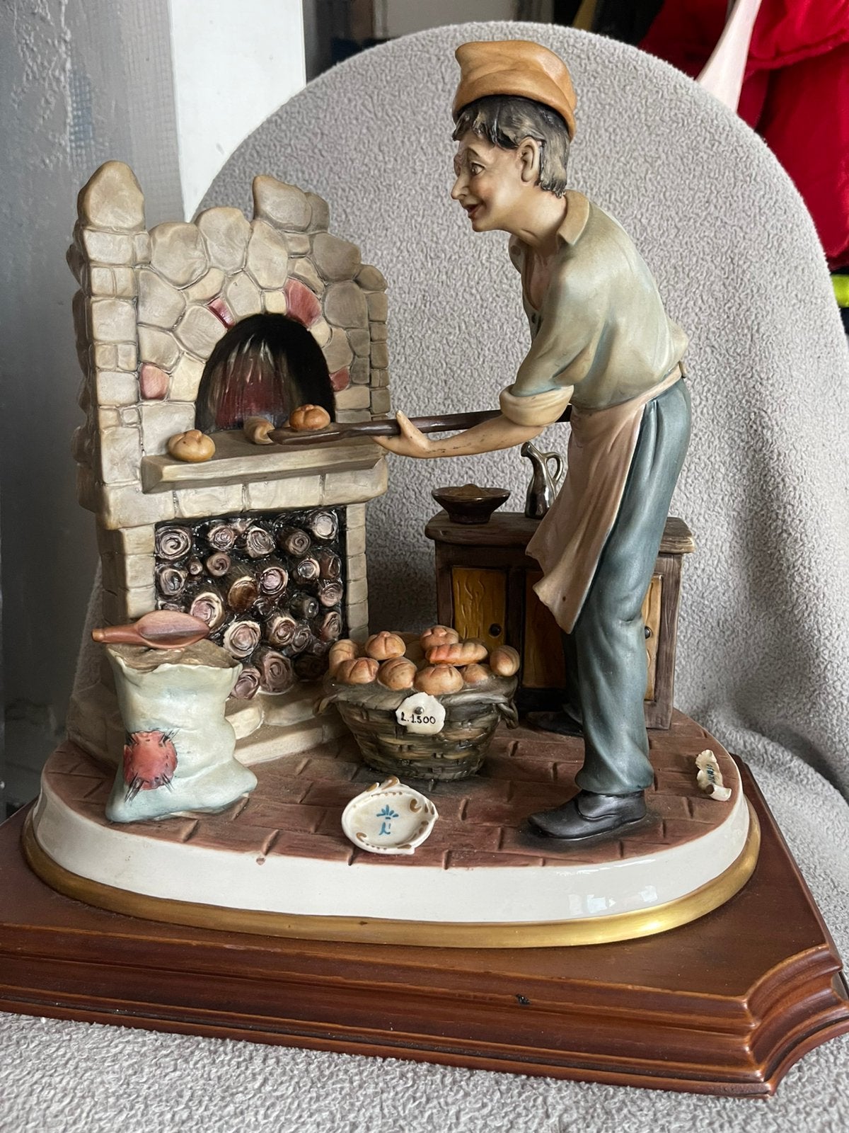 Bellinaso porseleinen bakker – Capodimonte stijl, Ophalen, Gebruikt