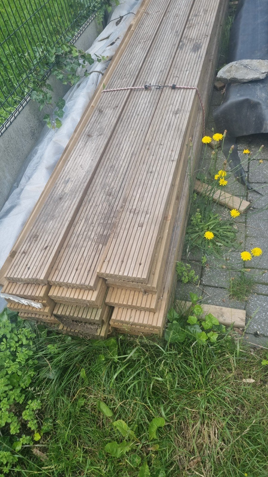 Geimpregneerde terrasplanken , vlonderplanken, Ophalen