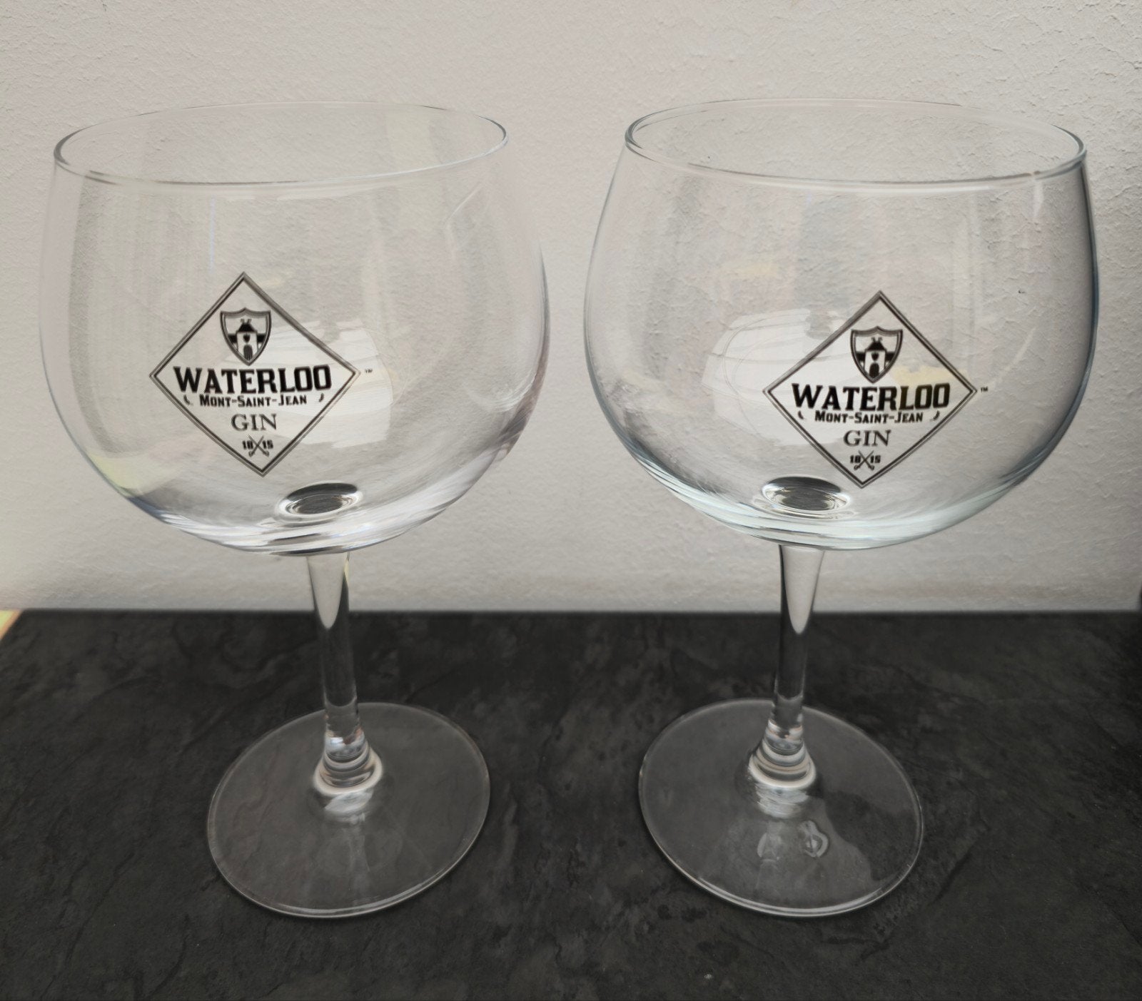 2 Waterloo gin-glazen, Verzamelen, Ophalen, Nieuw, Overige typen