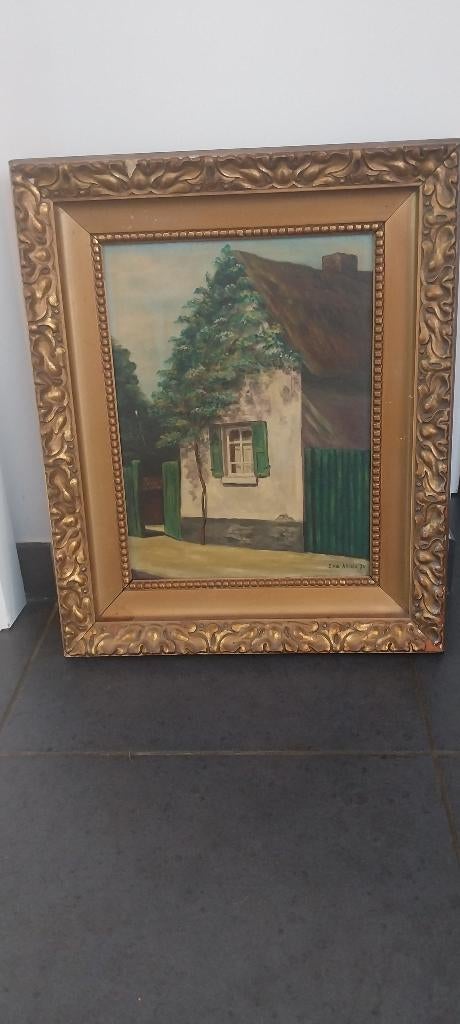 Schilderij Cor v.d Akker, Antiek en Kunst, Kunst | Schilderijen | Klassiek, Ophalen