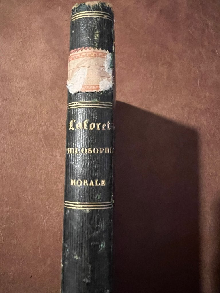 Philosophie morale par N.J. Laforet 1855, Enlèvement ou Envoi, N.J. Laforet
