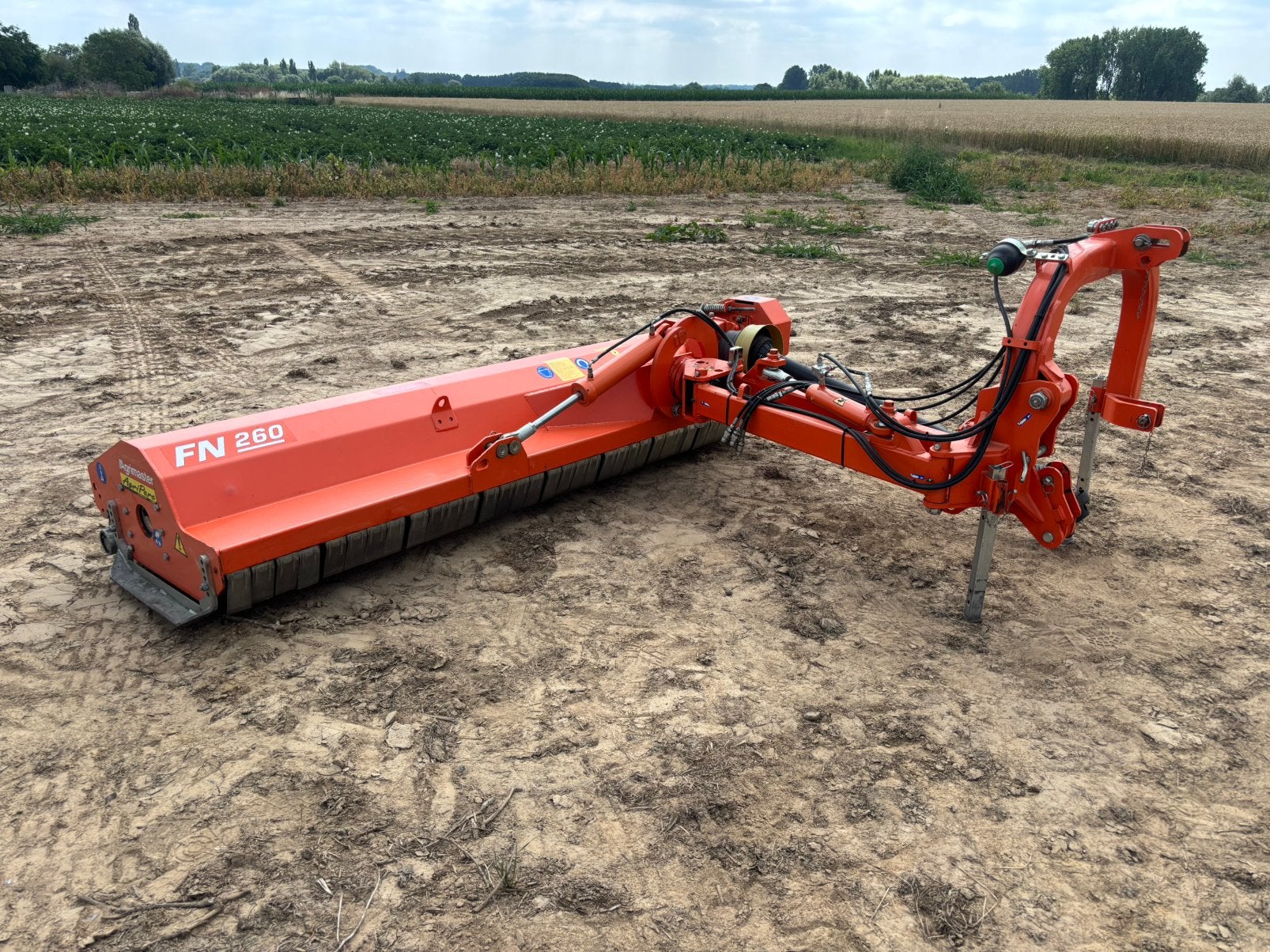 Agrimaster FN 260 verstekklepelmaaier, Ophalen