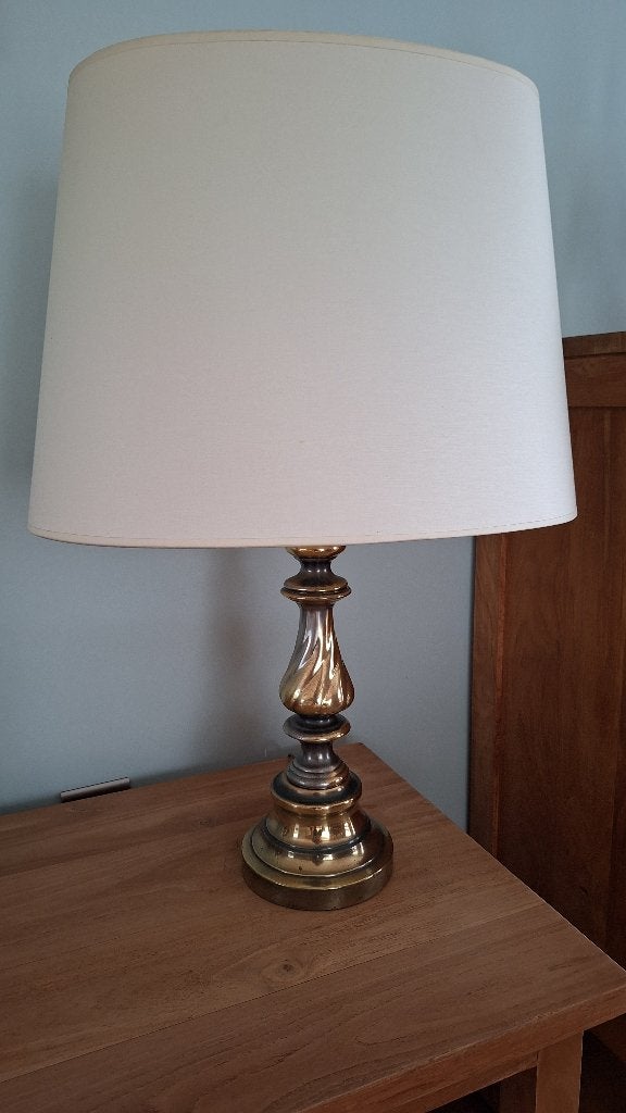 Tafellamp, Ophalen, Gebruikt, Metaal, 50 tot 75 cm