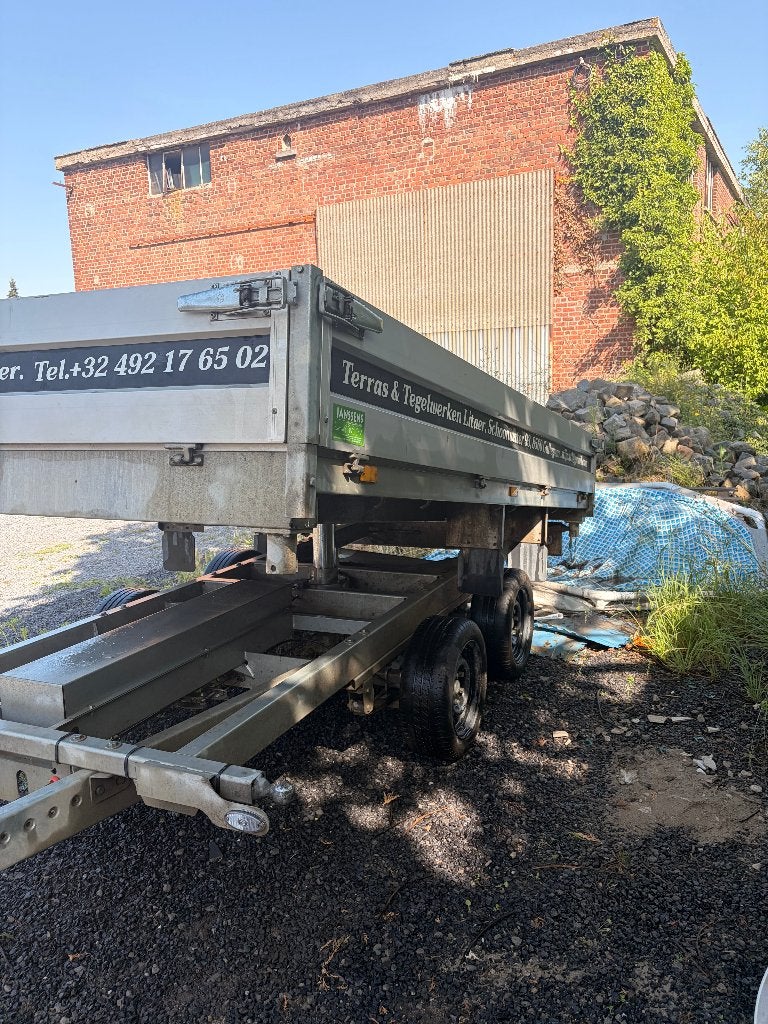 Remorque basculante JCS – double essieu – 350 x 185 cm, Enlèvement, Utilisé